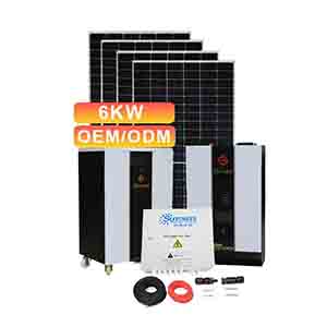 6kw Industrial Complete System Set Solar Energy System