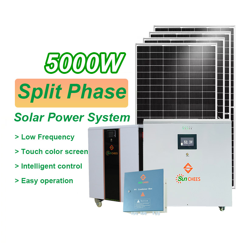 Split Phase 120V 220V 5kw Solar System