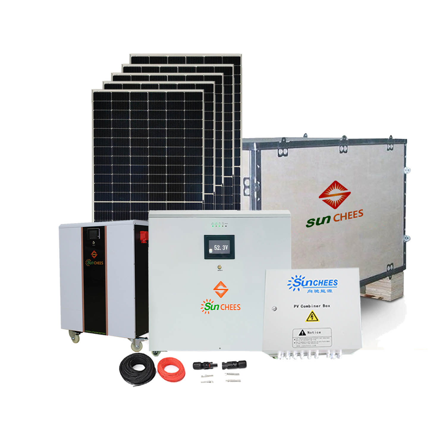 Solar Panel And Inverter 10Kw Home Solar Power System