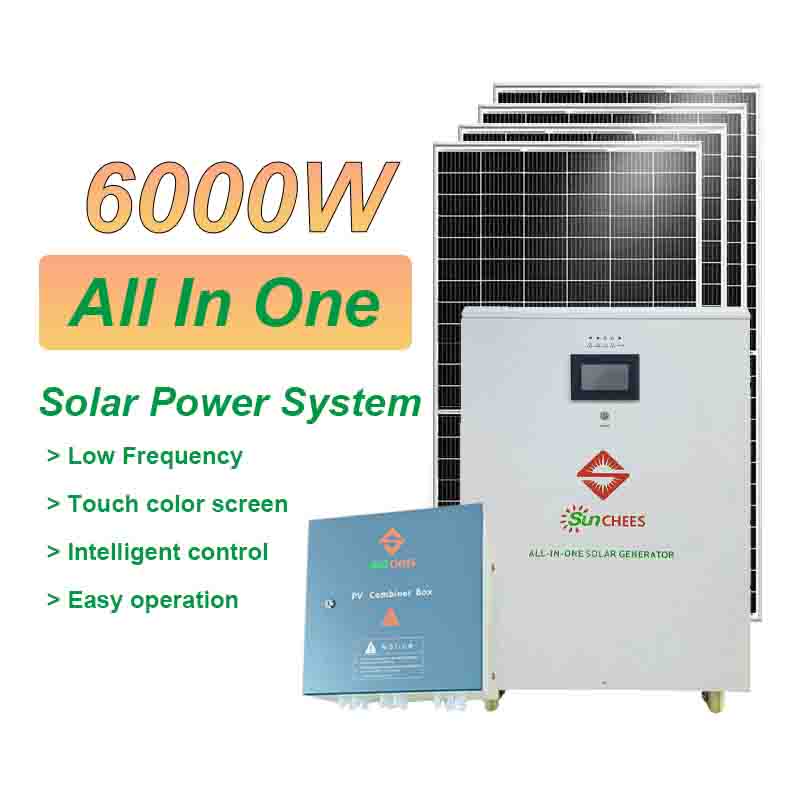 6kw Complete Set All In One Solar Panel kit